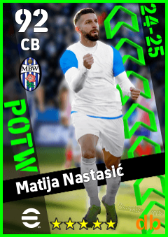 Matija Nastasić — CB, OVR 92, MAX 92