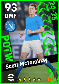 Scott McTominay — DMF, OVR 93, MAX 93