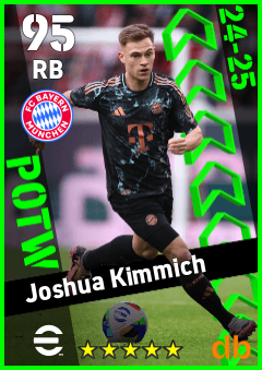 Joshua Kimmich — RB, OVR 95, MAX 95