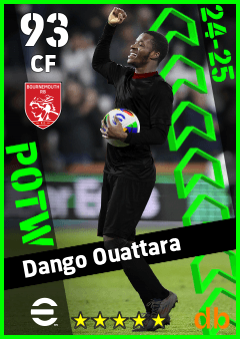 Dango Ouattara — CF, OVR 93, MAX 93