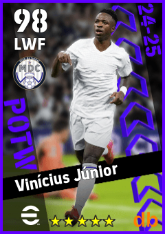 Vinícius Júnior — LWF, OVR 98, MAX 98