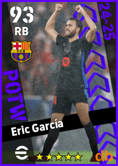 Eric García — RB, OVR 93, MAX 93