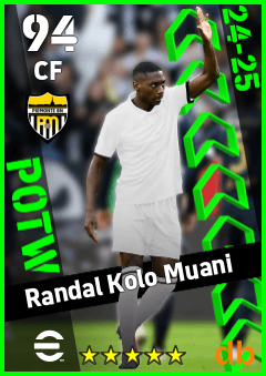 Randal Kolo Muani — CF, OVR 94, MAX 94