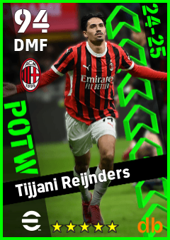 Tijjani Reijnders — DMF, OVR 94, MAX 94