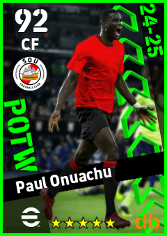 Paul Onuachu — CF, OVR 92, MAX 92