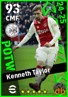 Kenneth Taylor — CMF, OVR 93, MAX 93