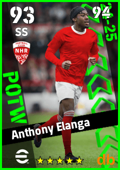 Anthony Elanga — SS, OVR 93, MAX 94