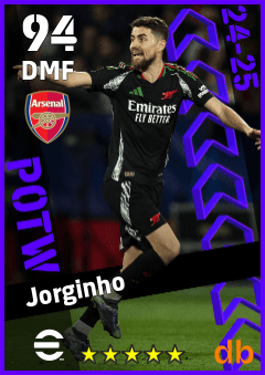 Jorginho eFootball player card