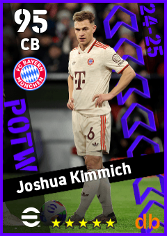 Joshua Kimmich — CB, OVR 95, MAX 95