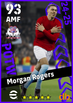 Morgan Rogers — AMF, OVR 93, MAX 93