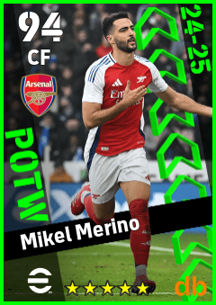 Mikel Merino — CF, OVR 94, MAX 94