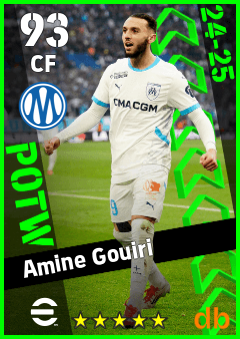 Amine Gouiri — CF, OVR 93, MAX 93