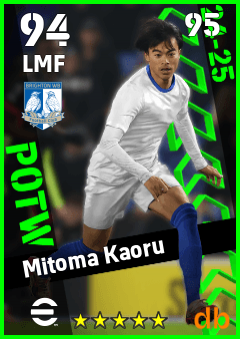 Mitoma Kaoru eFootball player card
