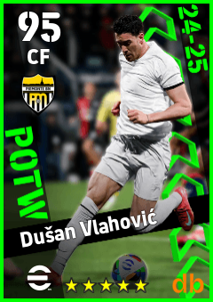 Dušan Vlahović — CF, OVR 95, MAX 95