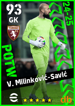 V. Milinković-Savić — GK, OVR 93, MAX 93