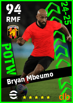 Bryan Mbeumo eFootball player card