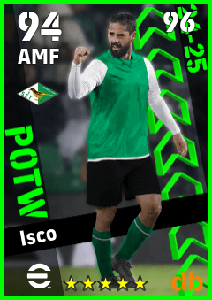 Isco eFootball player card