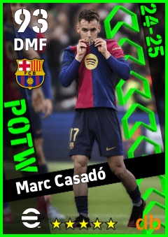 Marc Casadó eFootball player card