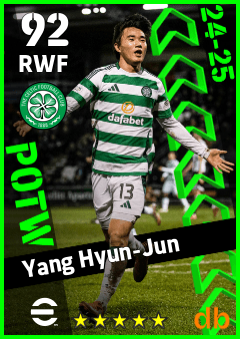 Yang Hyun-Jun — RWF, OVR 92, MAX 92
