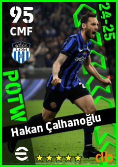 Hakan Çalhanoğlu eFootball player card