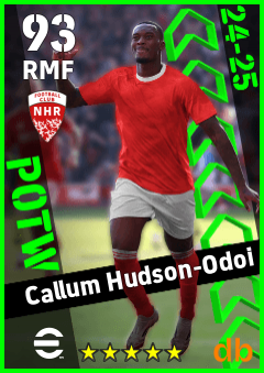 Callum Hudson-Odoi — RMF, OVR 93, MAX 93