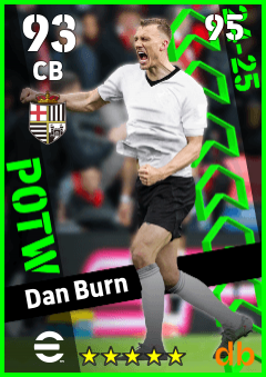 Dan Burn — CB, OVR 93, MAX 95