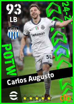 Carlos Augusto — LB, OVR 93, MAX 93
