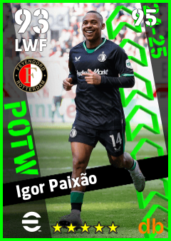 Igor Paixão — LWF, OVR 93, MAX 95