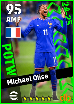 Michael Olise — AMF, OVR 95, MAX 95