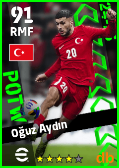Oğuz Aydın — RMF, OVR 91, MAX 91