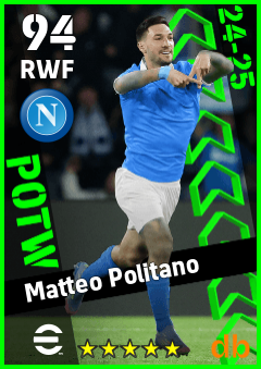 Matteo Politano — RWF, OVR 94, MAX 94