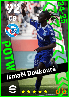 Ismaël Doukouré — CB, OVR 92, MAX 92