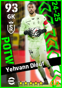 Yehvann Diouf — GK, OVR 93, MAX 93