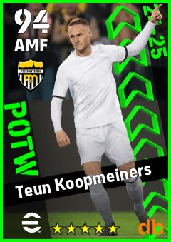 Teun Koopmeiners eFootball player card