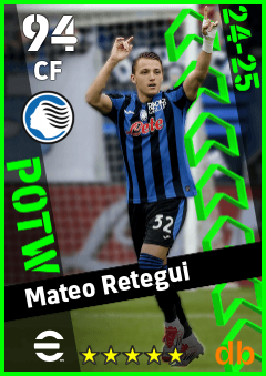 Mateo Retegui eFootball player card