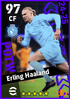 Erling Haaland — CF, OVR 97, MAX 97