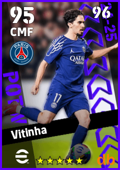 Vitinha — CMF, OVR 95, MAX 96