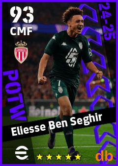Eliesse Ben Seghir — CMF, OVR 93, MAX 93