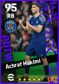 Achraf Hakimi — RB, OVR 95, MAX 95
