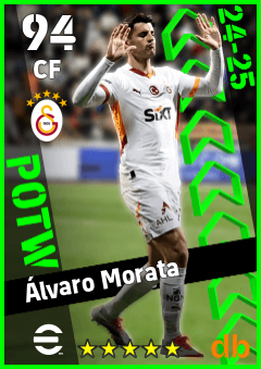Álvaro Morata — CF, OVR 94, MAX 94