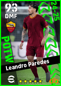 Leandro Paredes eFootball player card
