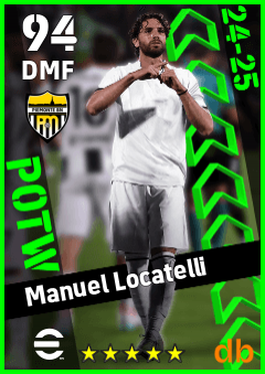 Manuel Locatelli — DMF, OVR 94, MAX 94