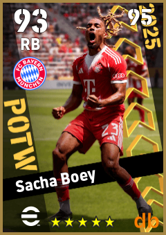 Sacha Boey eFootball player card