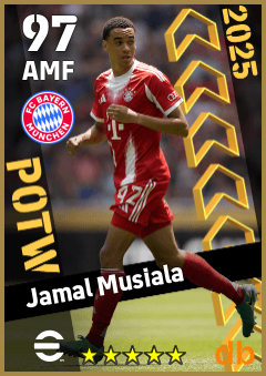 Jamal Musiala — AMF, OVR 97, MAX 97