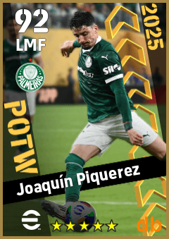 Joaquín Piquerez — LMF, OVR 92, MAX 92