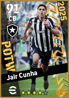 Jair Cunha — CB, OVR 91, MAX 91
