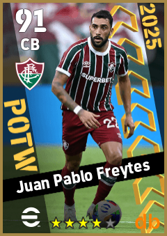 Juan Pablo Freytes — CB, OVR 91, MAX 91