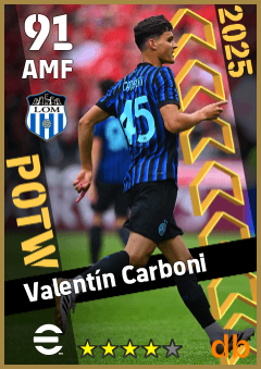 Valentín Carboni — AMF, OVR 91, MAX 91