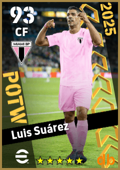 Luis Suárez eFootball player card