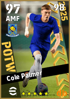 Cole Palmer — AMF, OVR 97, MAX 98